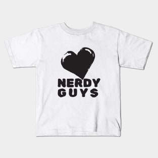 I Heart Nerdy Guys Kids T-Shirt